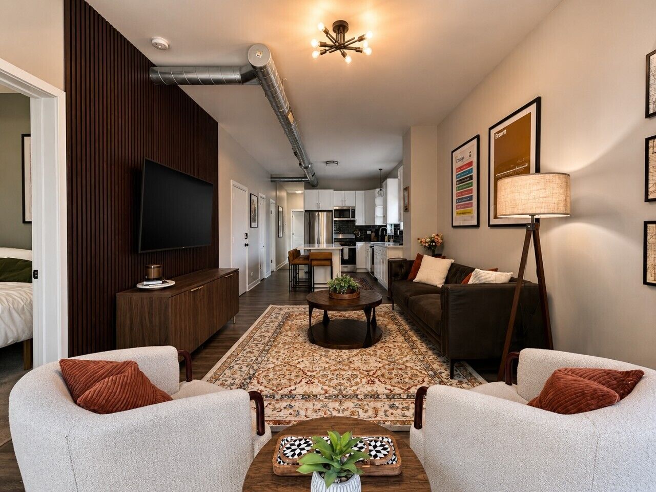 TV, books, offices