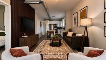 TV, books, offices