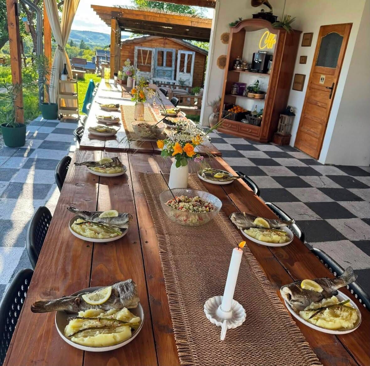 Servei de restauració a l'aire lliure