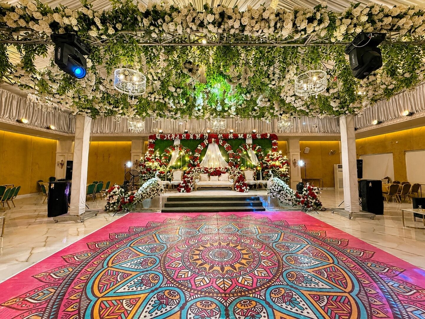 Indoor wedding