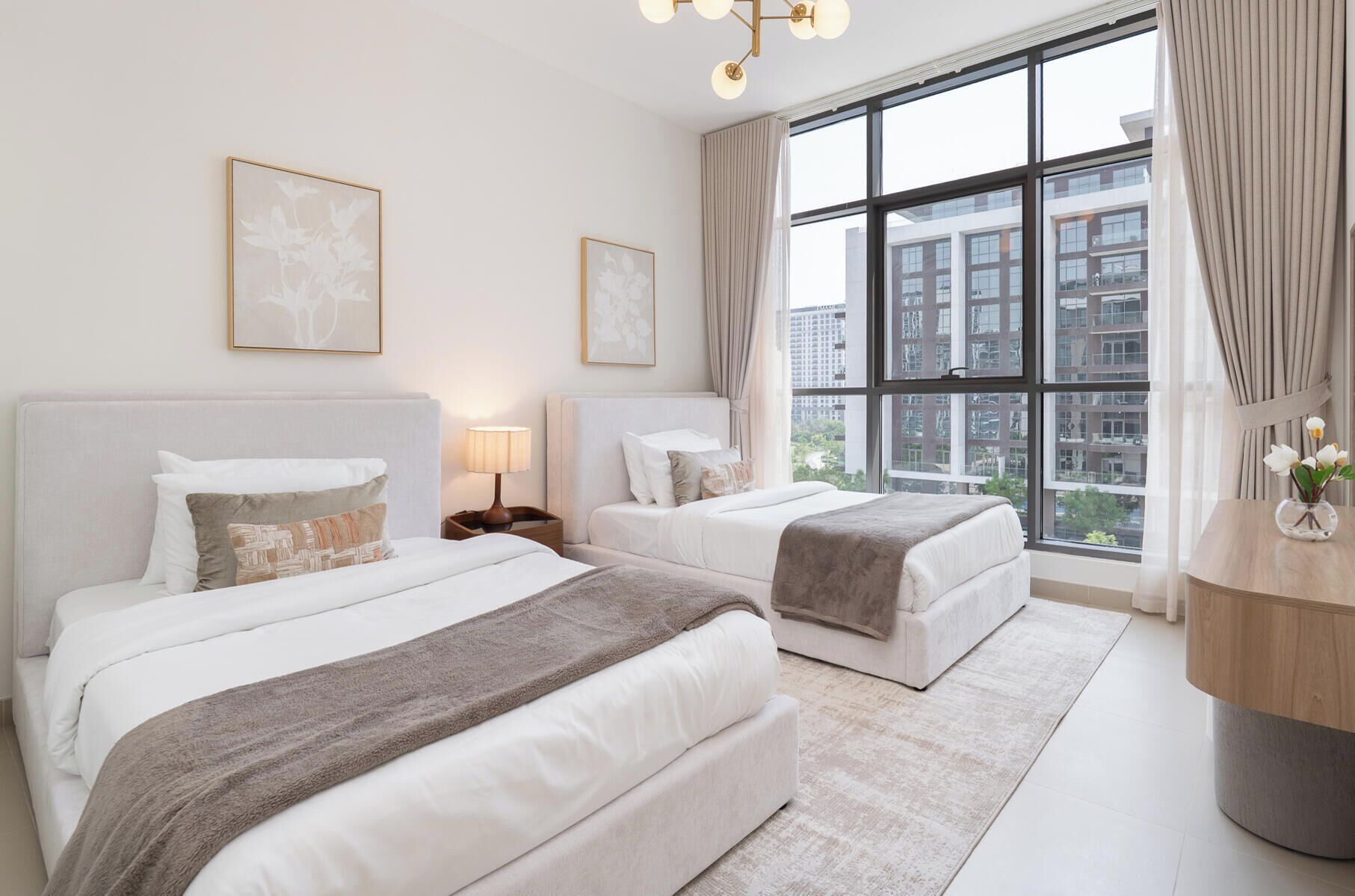 Appartement Familial, 2 chambres, balcon, vue parc | Draps en coton égyptien, literie de qualité supérieure