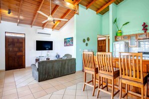 Living area - New Listing • 2BR Ocean View Condo • Coco Joya • Walk to the Beach (Playas del Coco)