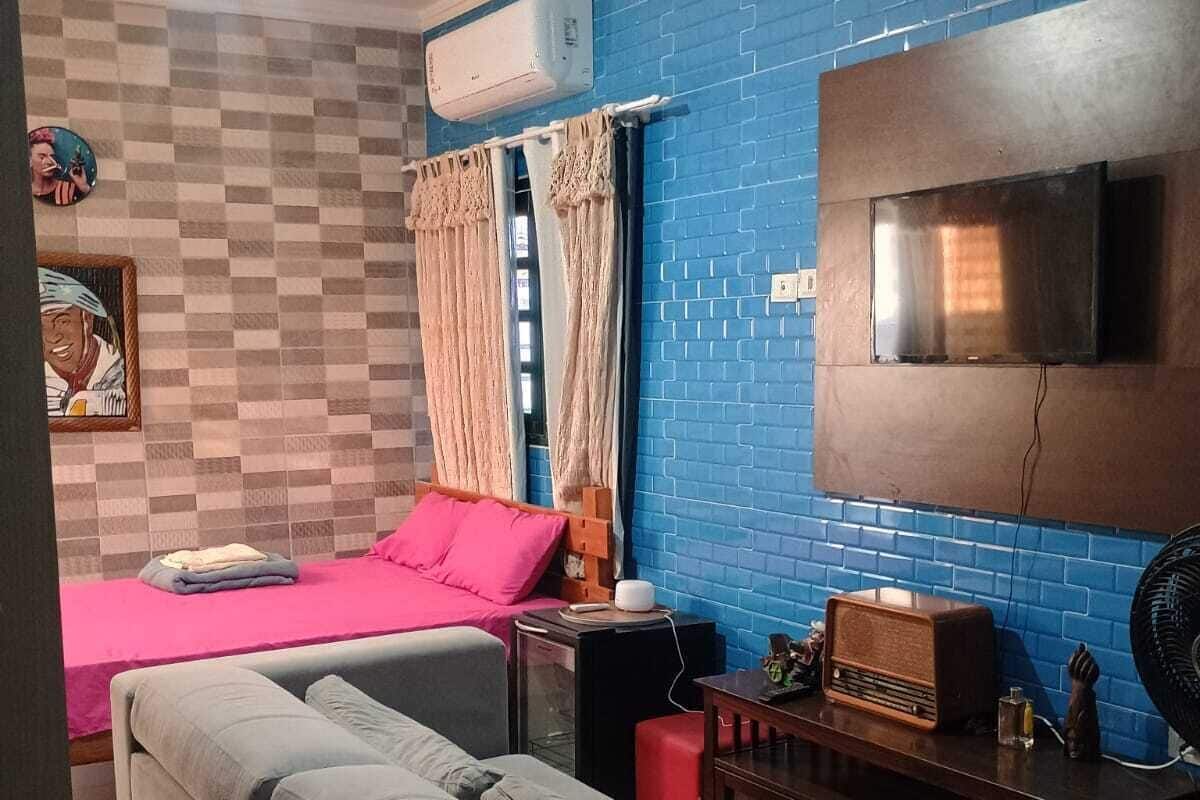 Quarto casal | Escrivaninha, Wi-Fi de cortesia