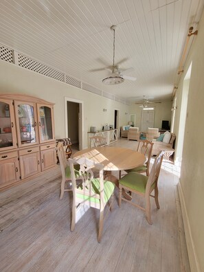 Dining - Clariston - Traditional Barbadian home 1 minute walk from beach! (Oistins)