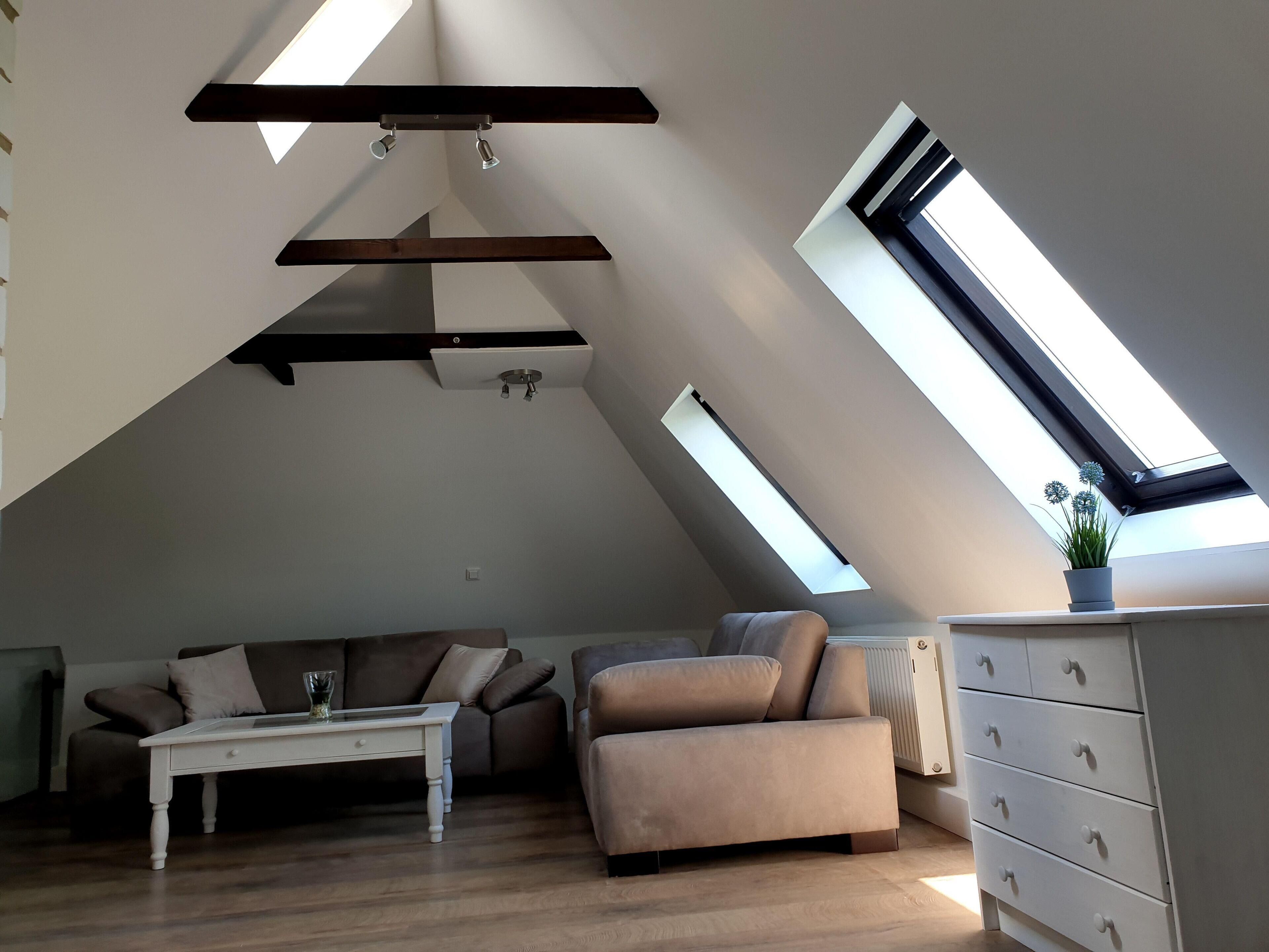 Elbblick Große Loftwohnung Mit Terasse Sauna Und Kamin - Rathen