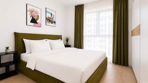 1 bedroom, iron/ironing board, free WiFi, bed sheets