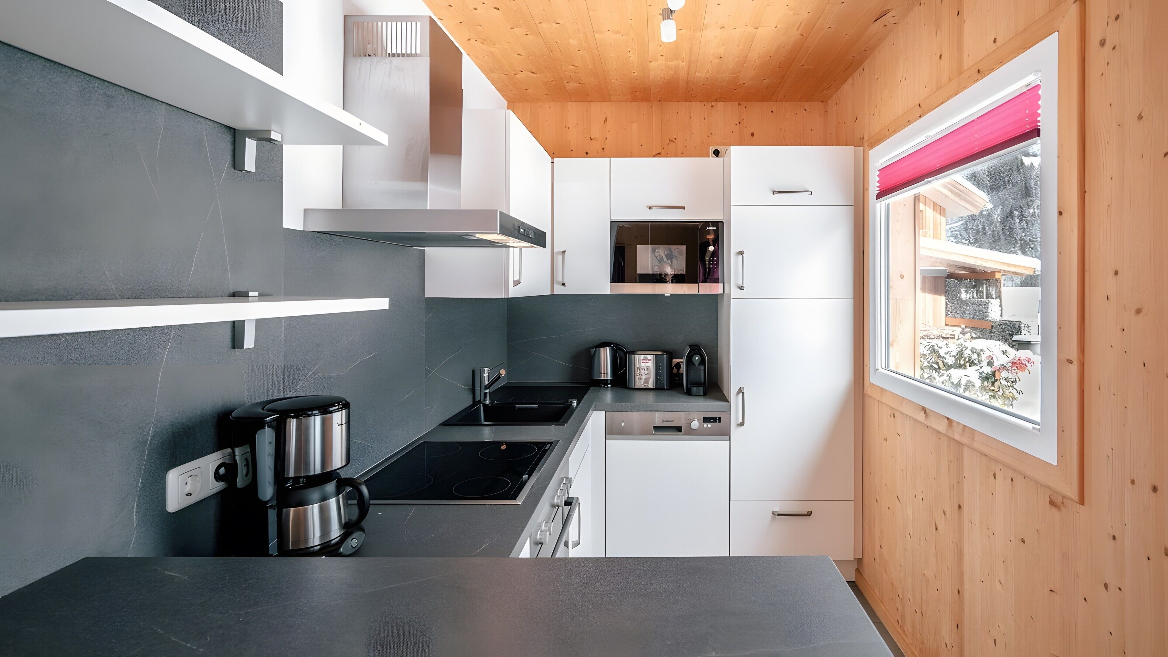 Microwave, oven, dishwasher, highchair