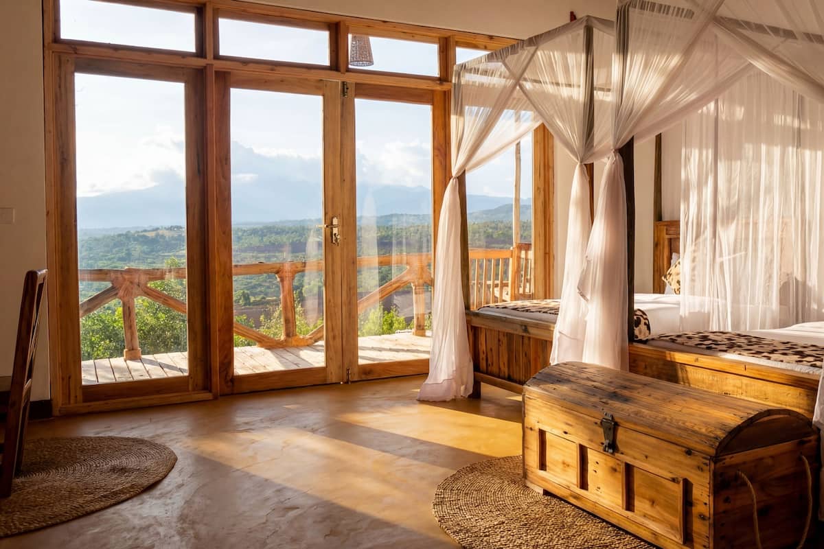 Suite Deluxe, vue montagne | Bureau, Wi-Fi gratuit