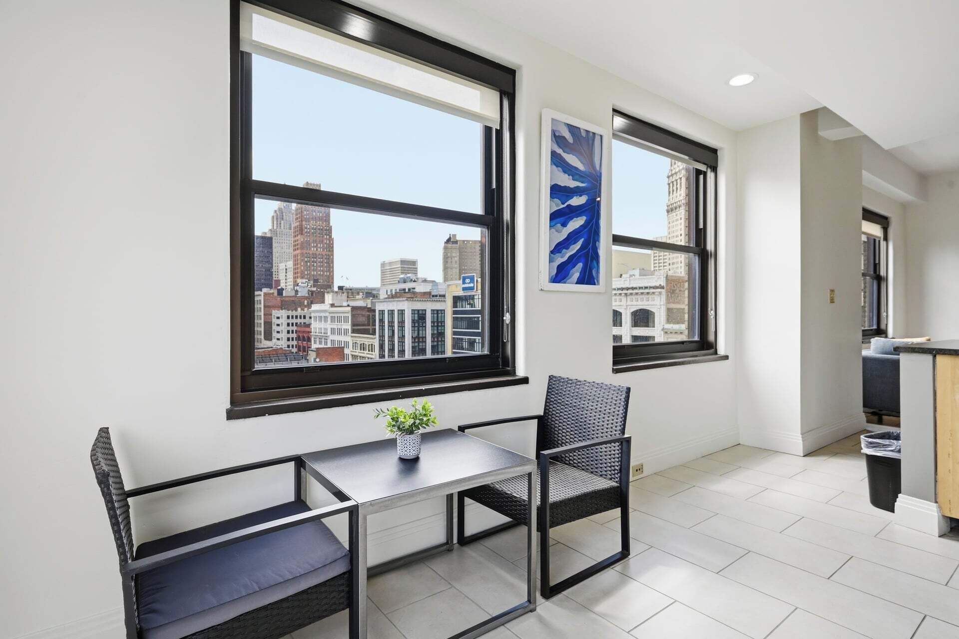 Comfort Apartment, City View | Private kitchen