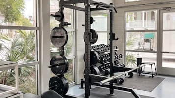 Ferienhaus, Mehrere Betten (Happy Stays-In Park Circle-Dtwn-CHS B) | Fitnessbereich