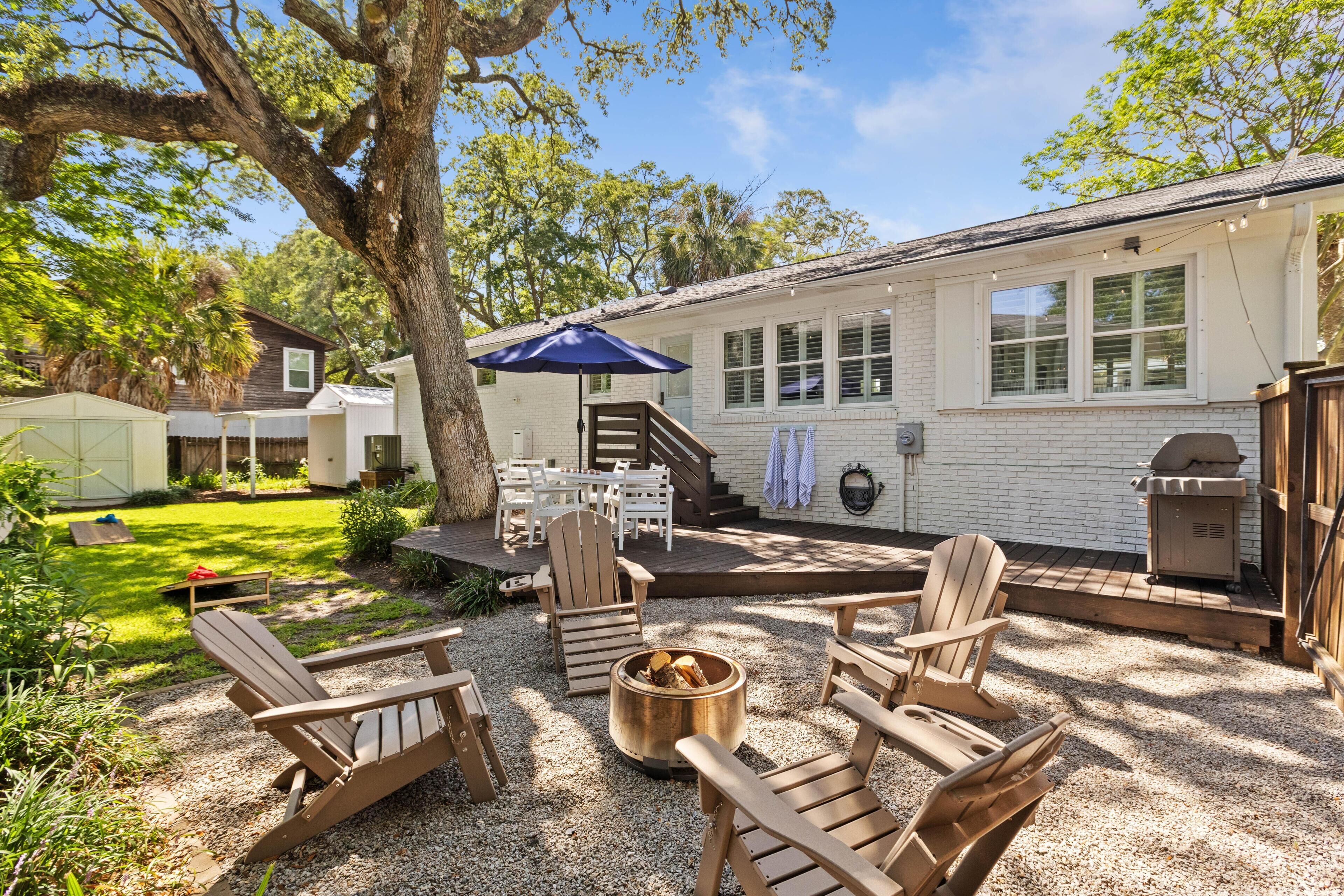 House, Multiple Beds (Palms of Hart- 2 Blocks from Beach, D) | Terrace/patio