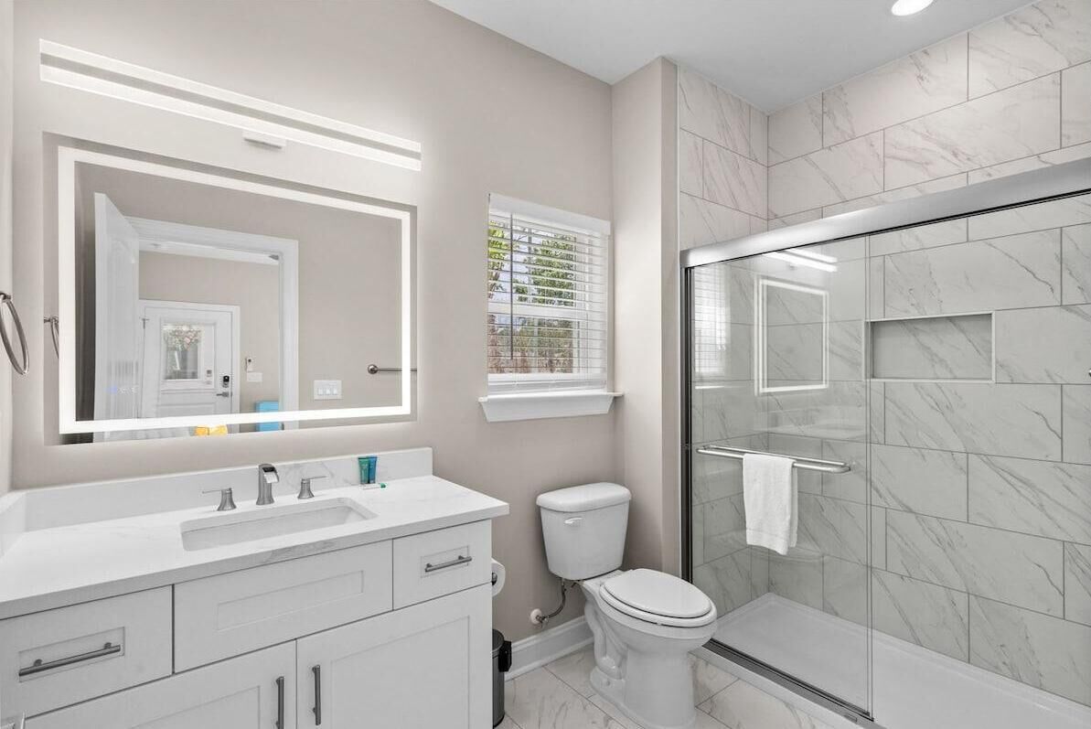 Maison, plusieurs lits (Sea Level-Across Ocean-Dog Friendly) | Salle de bain