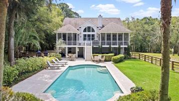 Ferienhaus, Mehrere Betten (Boview Hall- Pool, Hot Tub-15 mins to) | Aussenbereich
