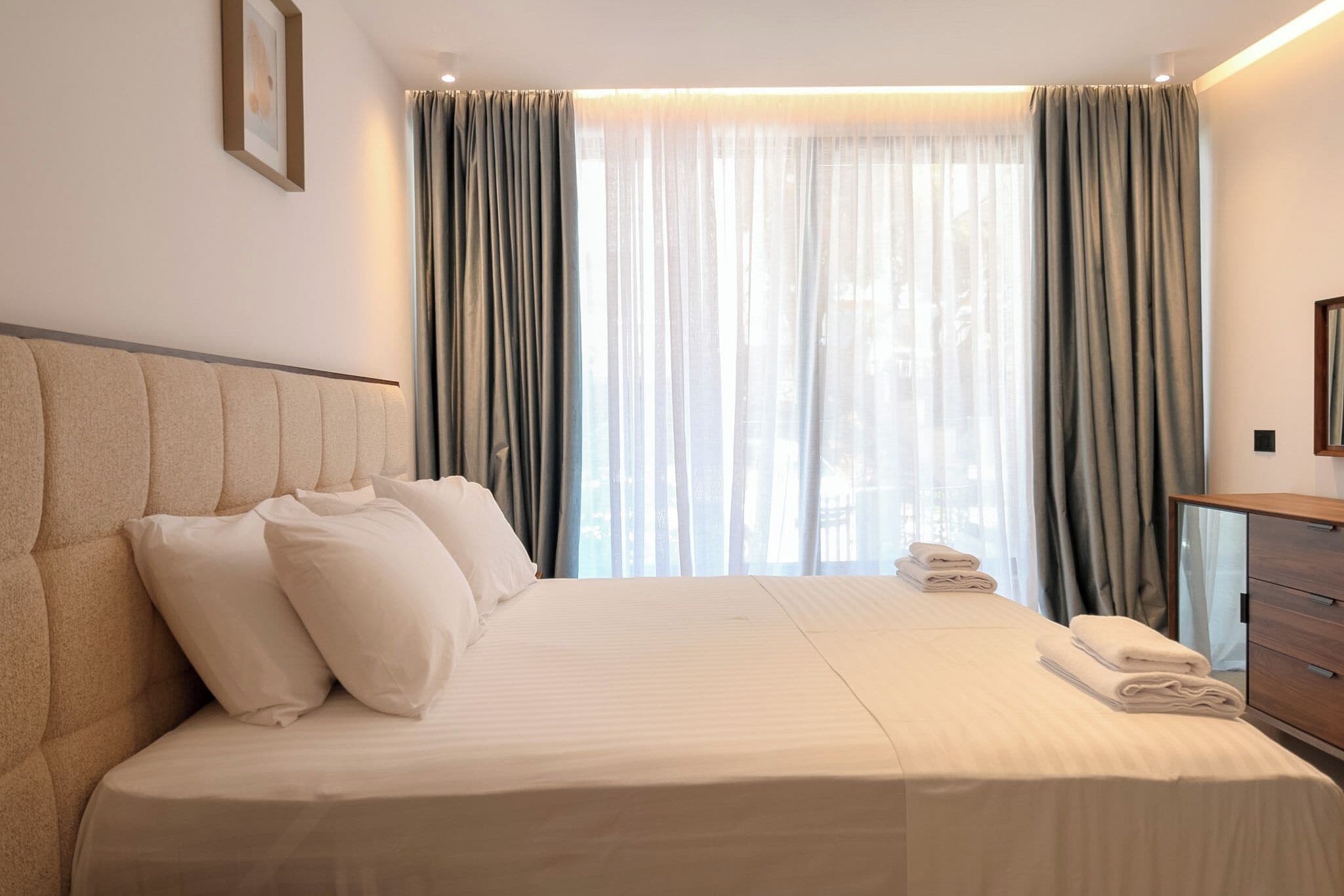 Wifi gratis y ropa de cama 