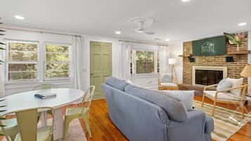 Cottage, 2 Queen Beds (Private Rifle Range Cottage -Near IOP) | Living area