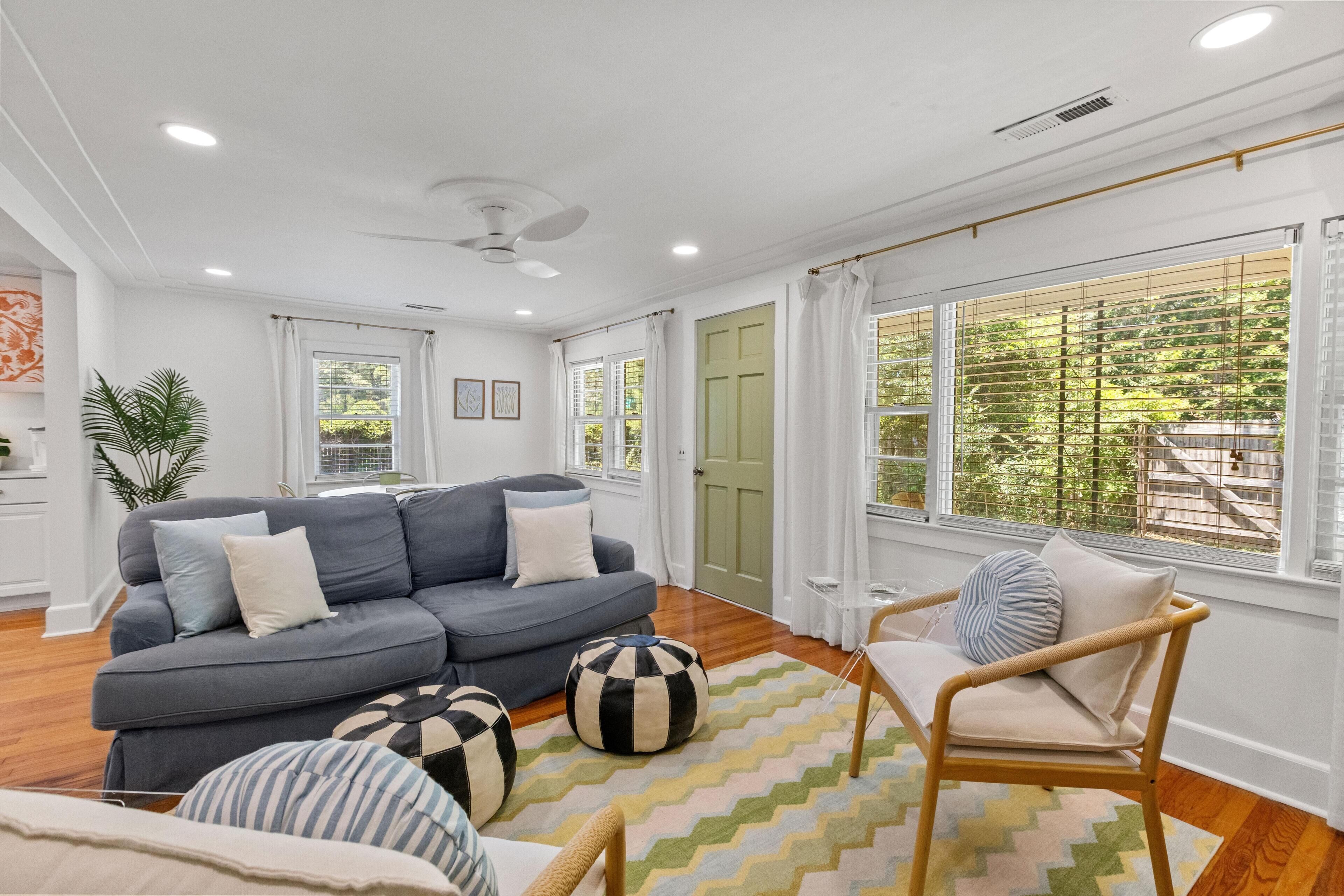 Cottage, 2 Queen Beds (Private Rifle Range Cottage -Near IOP) | Living area