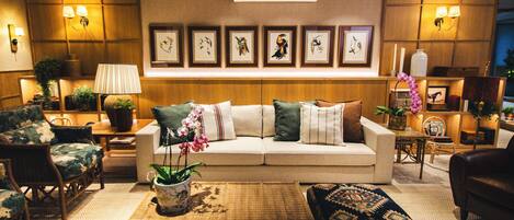 Lobby sitting area