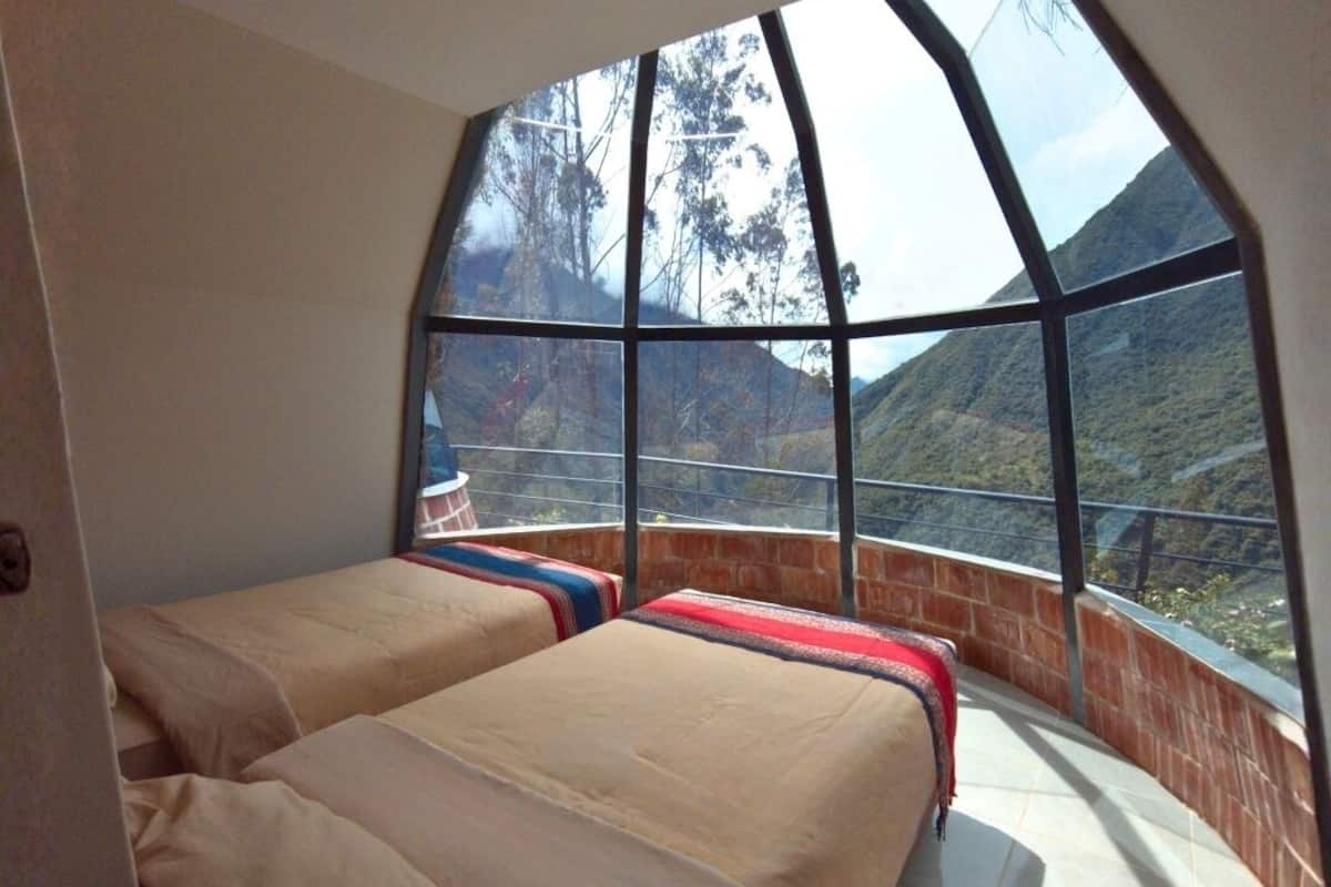 Habitación Confort con 2 camas individuales, vista a la montaña | Wifi gratis 