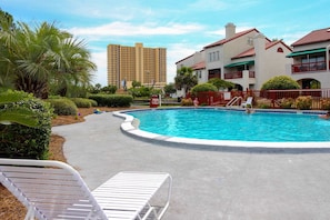 Outdoor pool - LOCATION LOCATION LOCATION.Beach, shopping, dining, fishing, golf are steps away (Panama City)