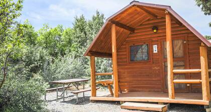 Rustic Cabin (Sleeps 2) - The Camping Cabin sleeps a maximum of 2. Bring your own linens.
