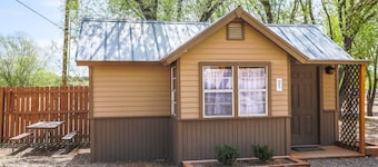 Rustic Cabin (Sleeps 6) - The Camping Cabin sleeps a maximum of 6. Bring your own linens.