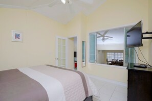 2 bedrooms, iron/ironing board, travel cot, WiFi