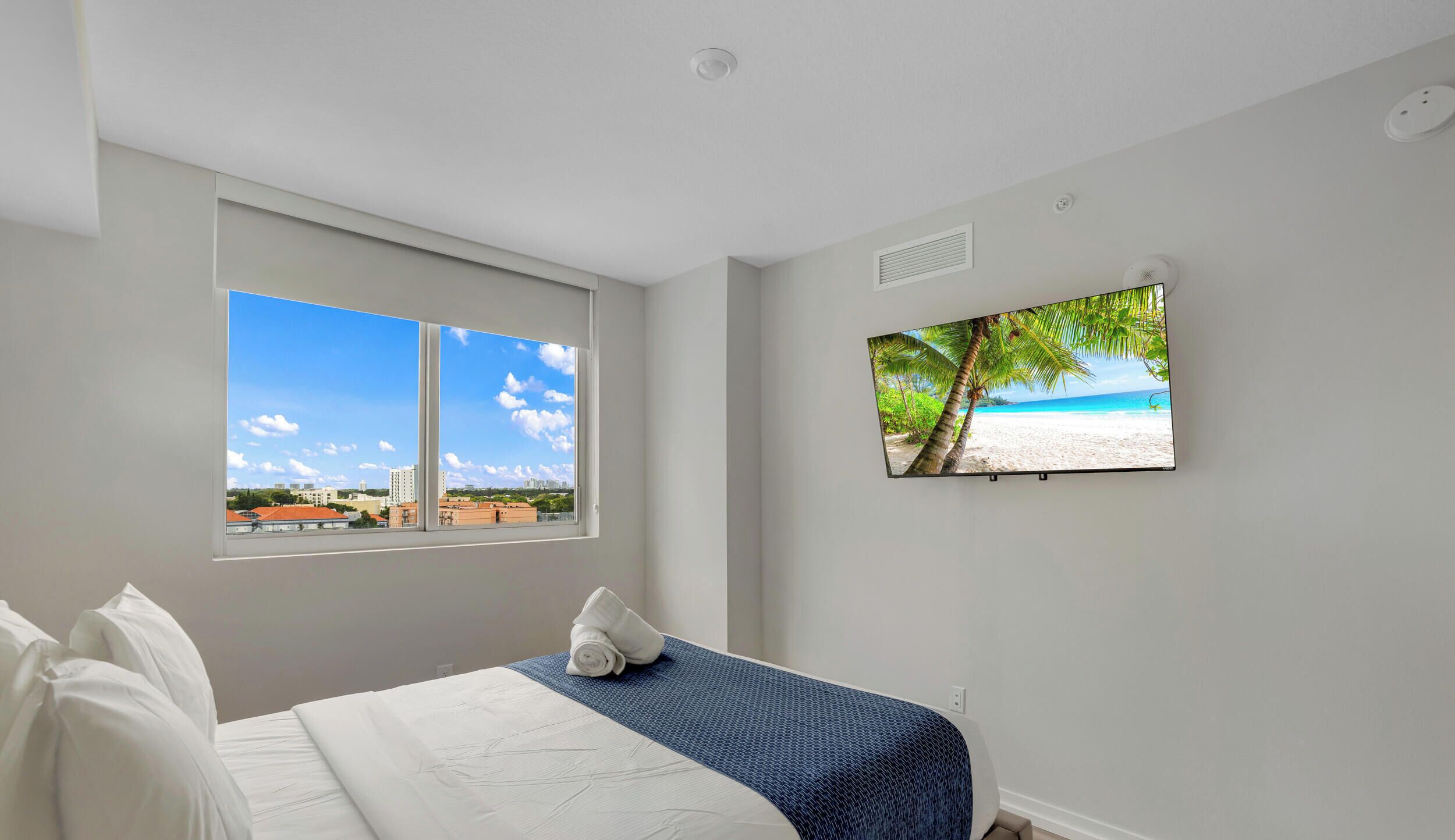 Apartment, Balkon, Poolblick | Bettwäsche aus ägyptischer Baumwolle, hochwertige Bettwaren