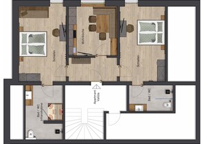 مخطط تصميم الطابق