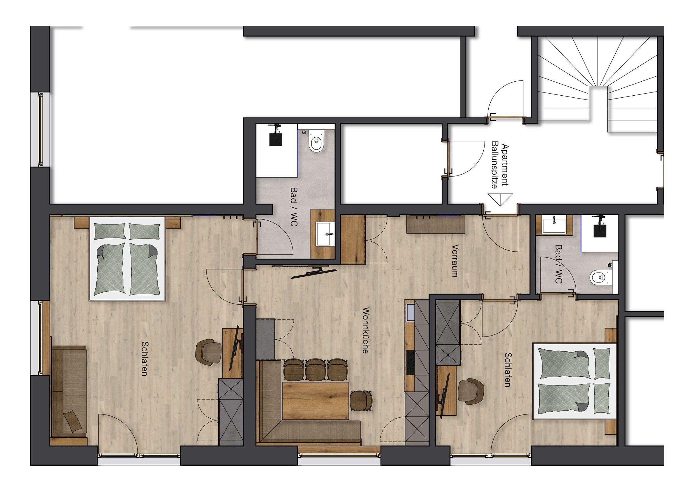 مخطط تصميم الطابق