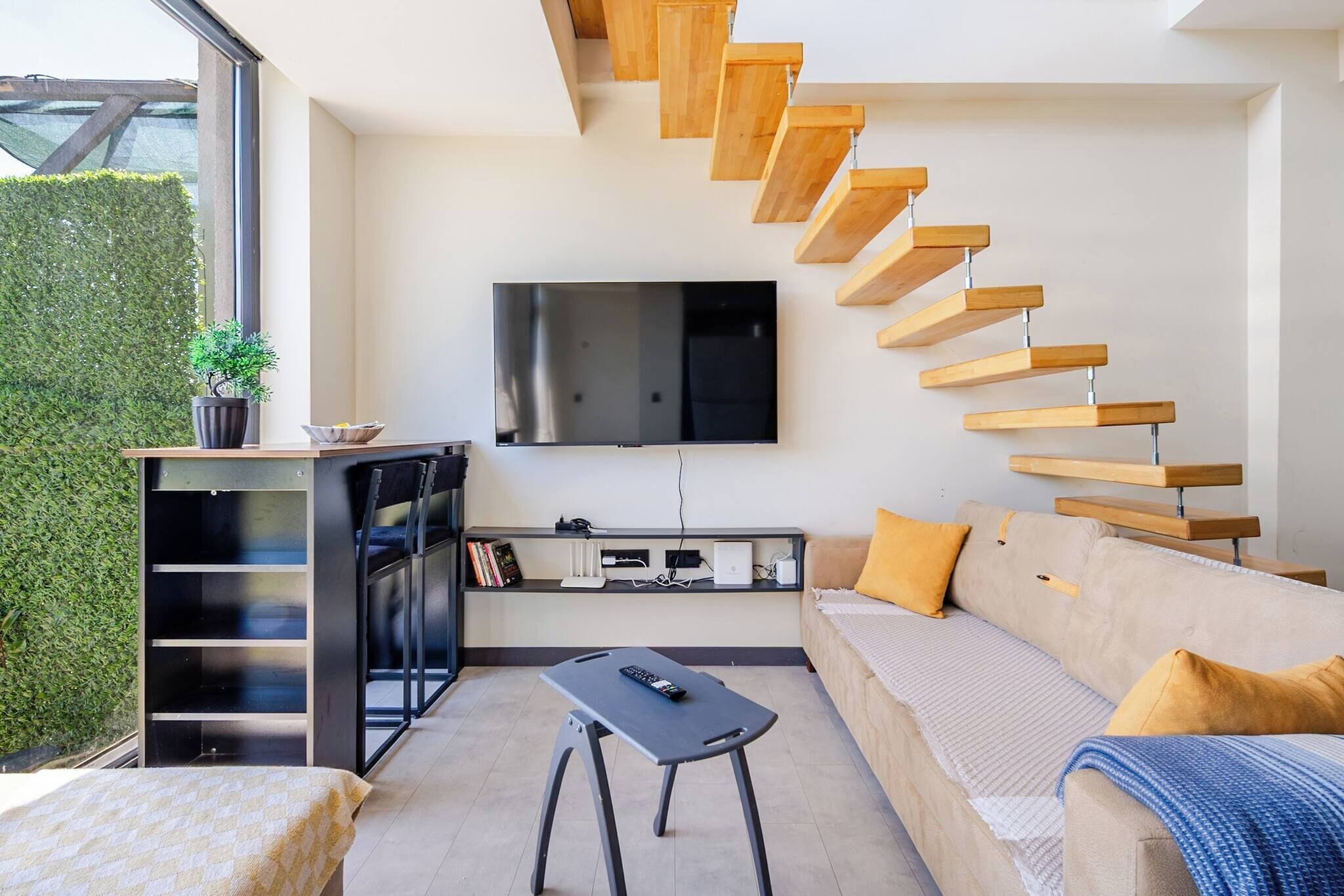 Villa, 2 habitaciones, accesible para personas con discapacidad, fumadores | Sala de estar