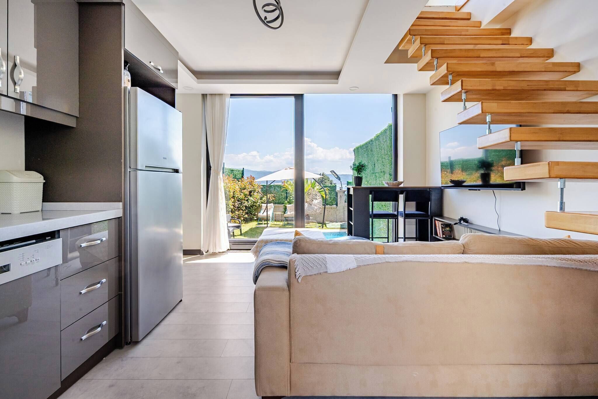 Villa, 2 Schlafzimmer, barrierefrei, Raucher | Wohnzimmer