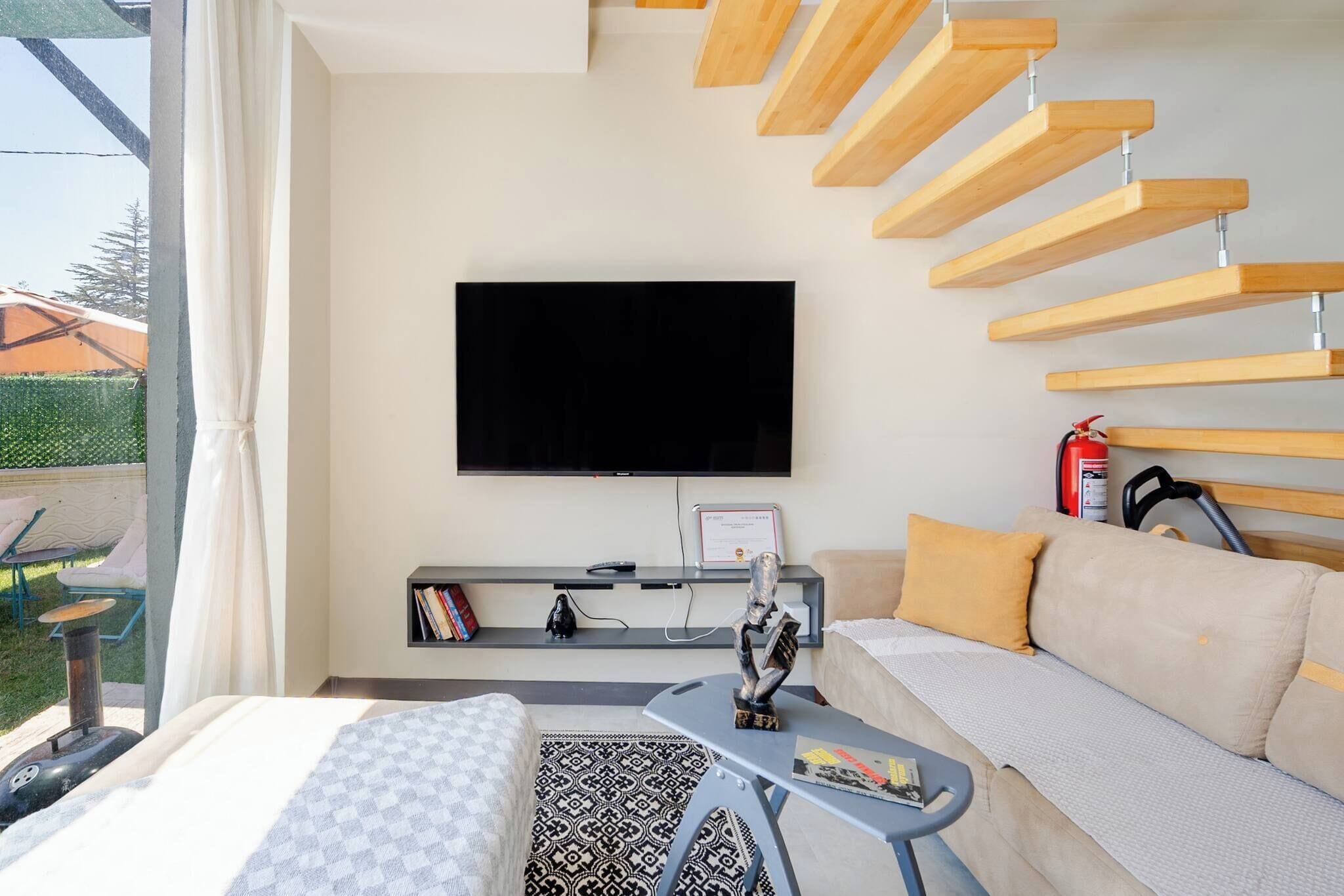 Villa, 2 chambres, accessible aux personnes à mobilité réduite, fumeur | Coin séjour