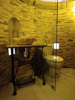 Double Room, Balcony, City View | Bathroom - Hacienda de Vivar (Aguascalientes)