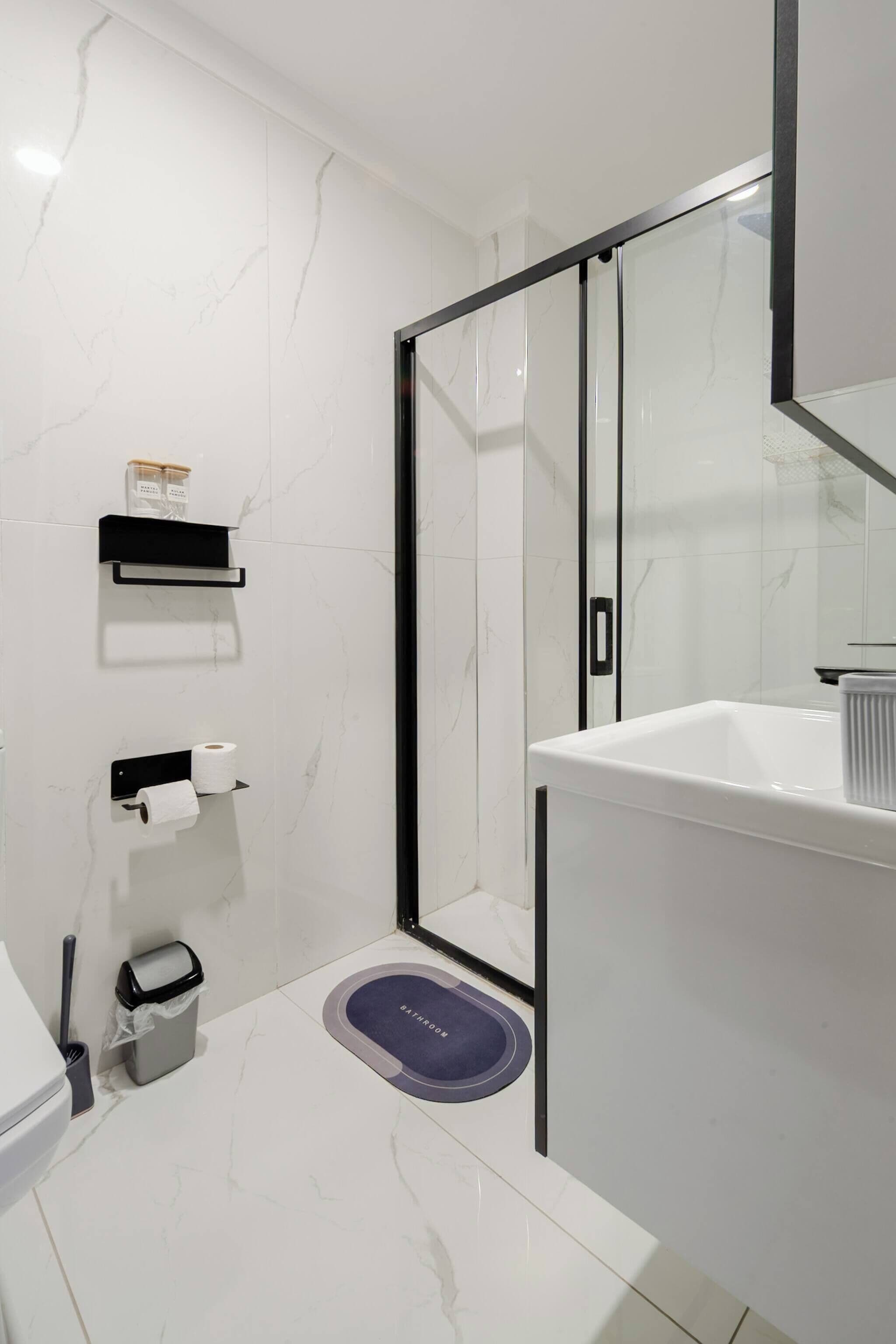 Villa, 2 Schlafzimmer, barrierefrei, Raucher | Badezimmer