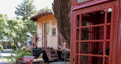 London Calling Railroad Caboose Cabin