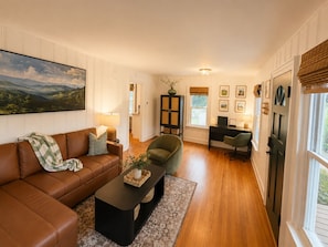 Smart TV - Couples King Bed Cottage with Fire Pit & Swing, Near Asheville & Biltmore in WNC (Leicester)