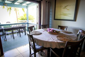 Outdoor dining - PRIVATE BEACHFRONT home with a private pool. (Rincón)