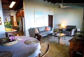 Livingroom - PRIVATE BEACHFRONT home with a private pool. (Rincón)