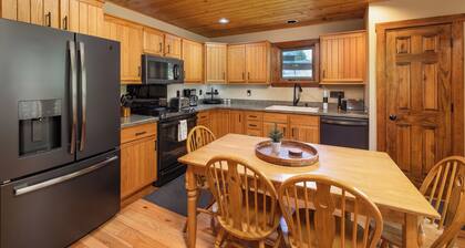New! Riverfront retreat! Wood Stove! Large Porch!