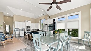 Dining - Soundfront golf retreat with pool, hot tub, game room, and 5 bedrooms. (Corolla)