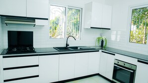 Private kitchen - Luxury Furnished 3-Bedroom Apartment (Antsiranana)