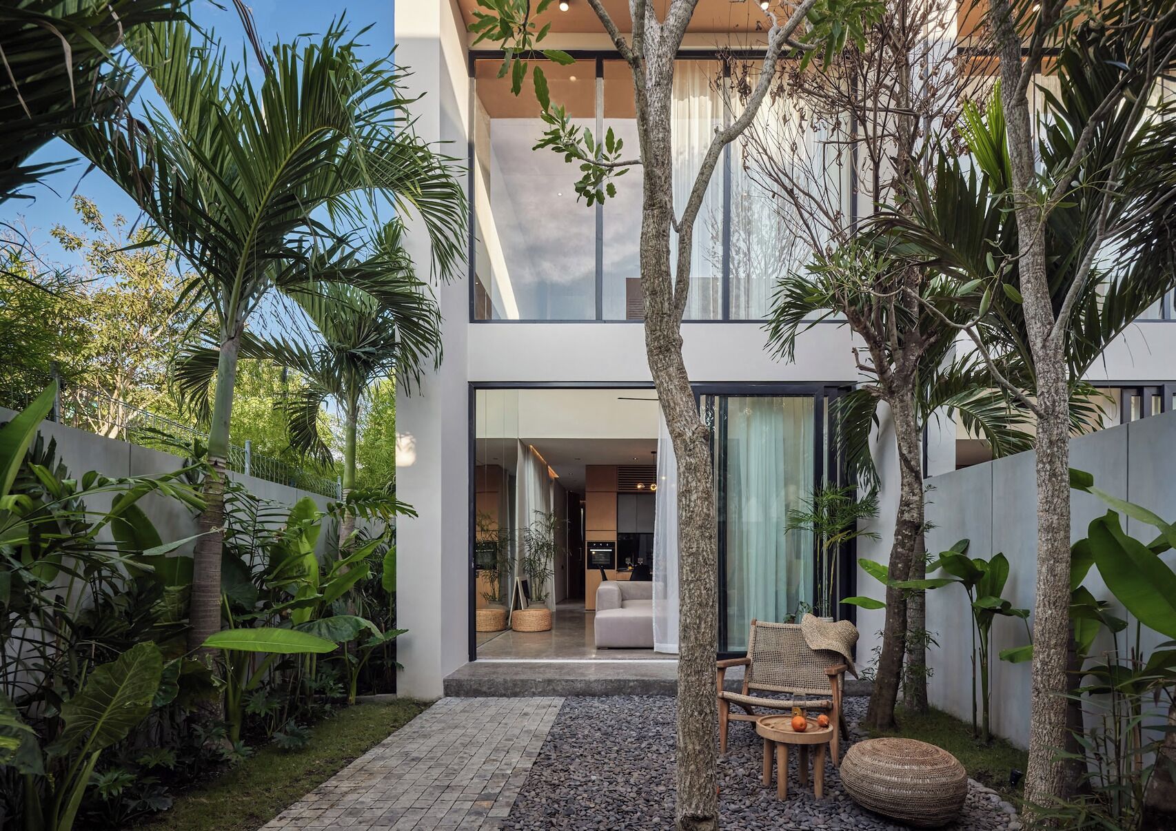 Vila superluxo, 3 quartos, piscina particular, vista para o jardim | Terraço/pátio