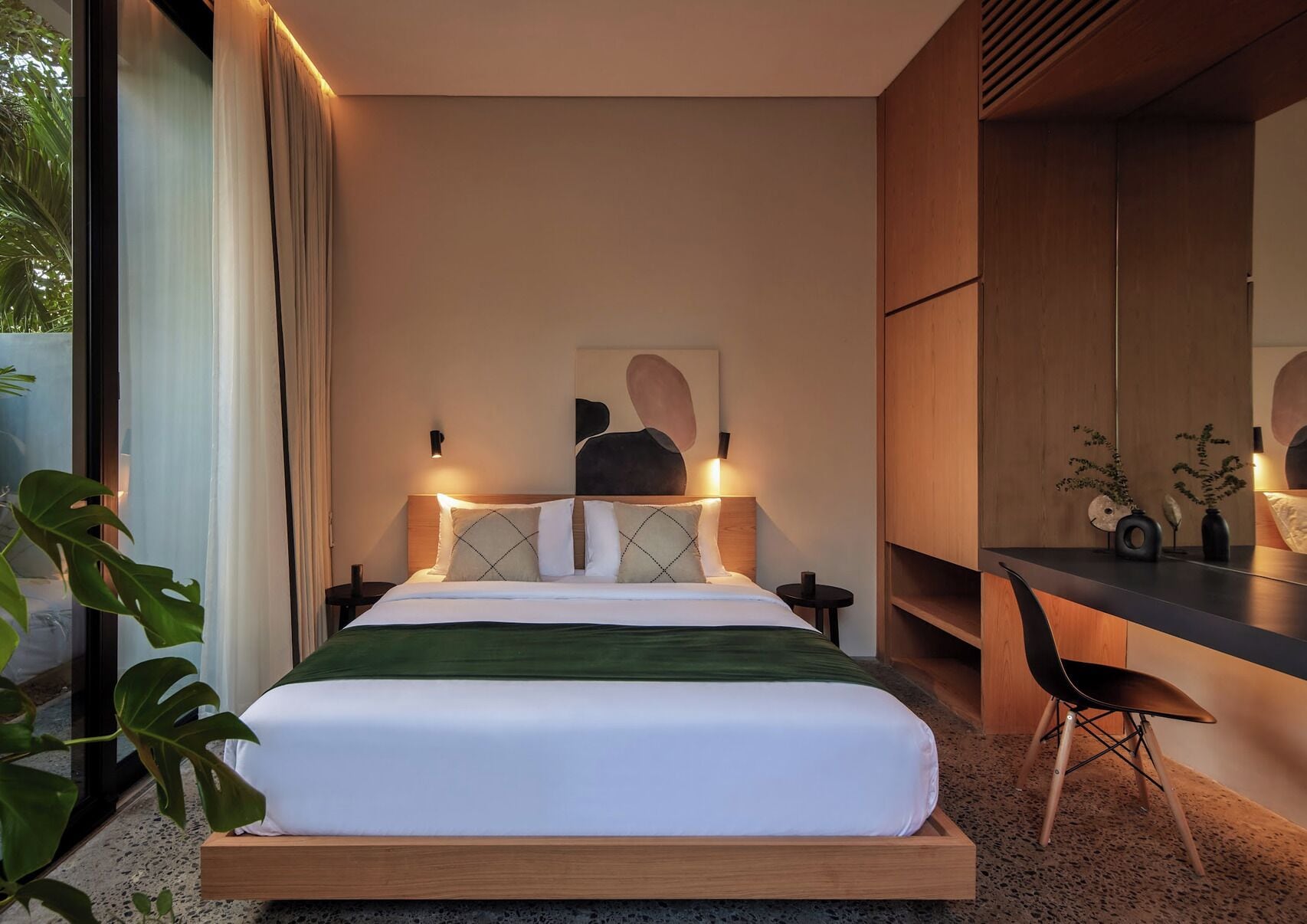 Vila superluxo, 3 quartos, piscina particular, vista para o jardim | Cofres nos quartos, Wi-Fi de cortesia