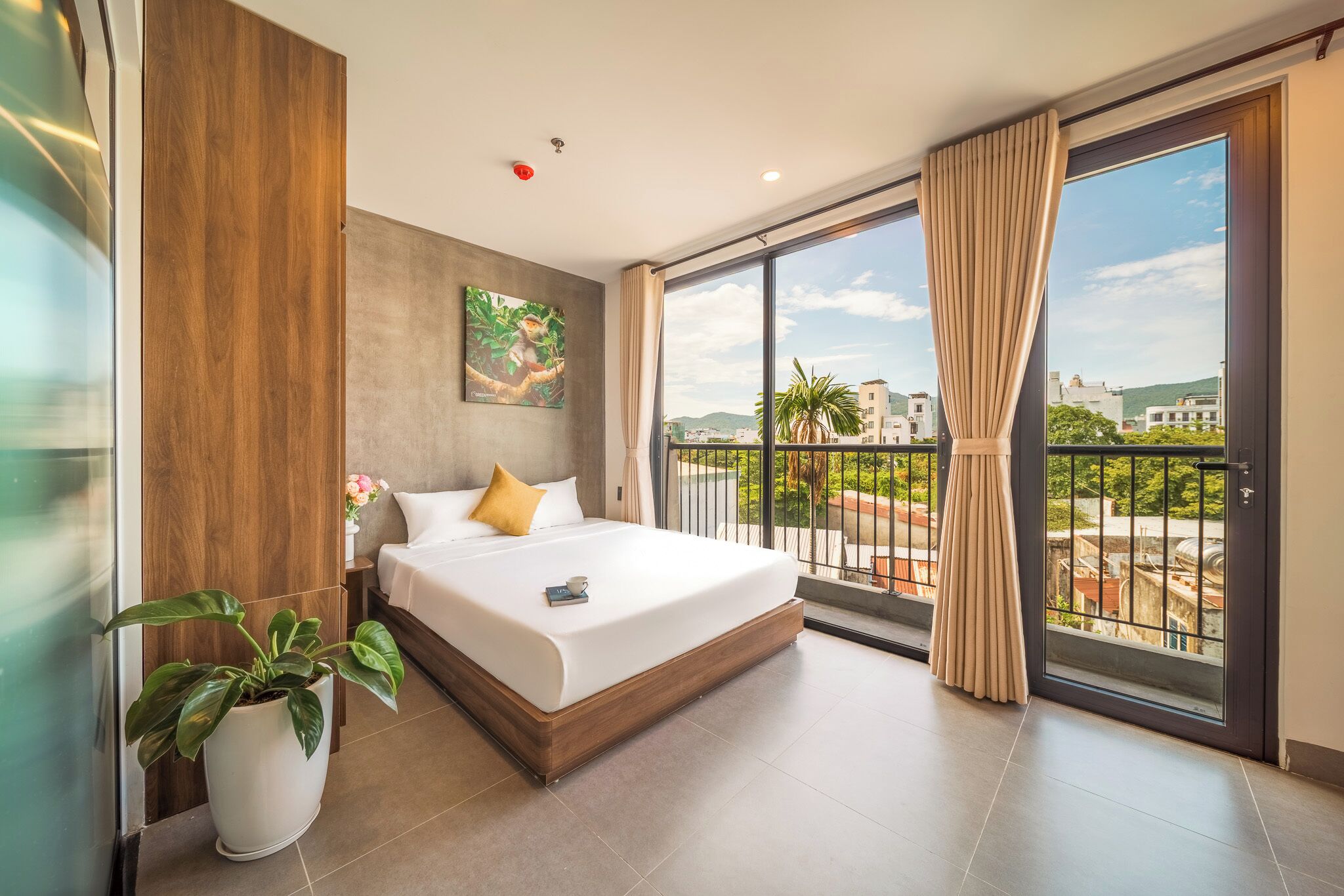 Basic Studio, Balcony, City View