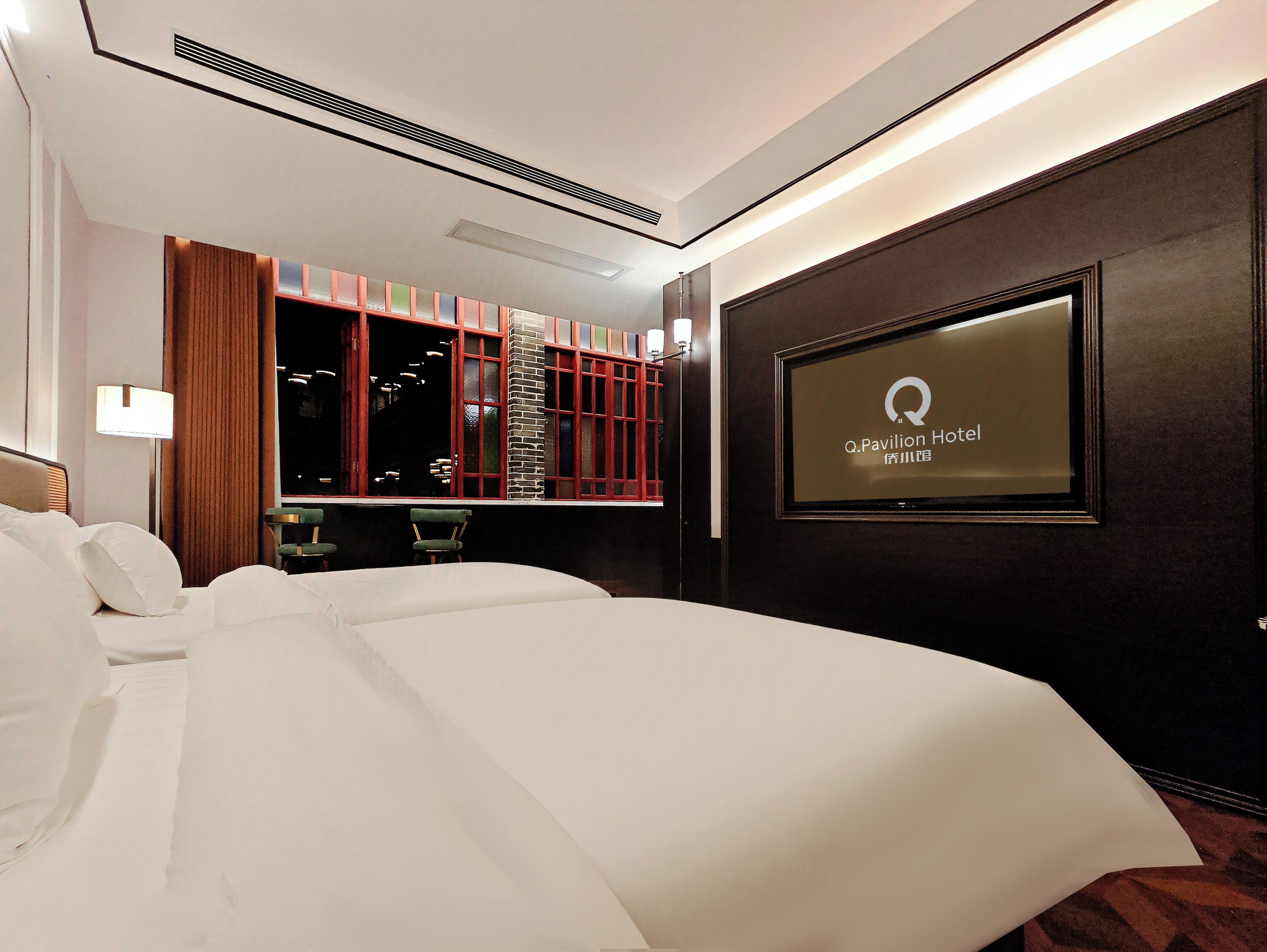 Classic Twin Room, Garden View | Premium bedding, down comforters, minibar, desk