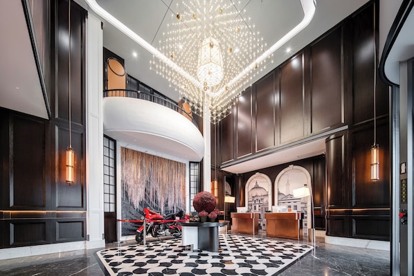 Sala de estar en el lobby