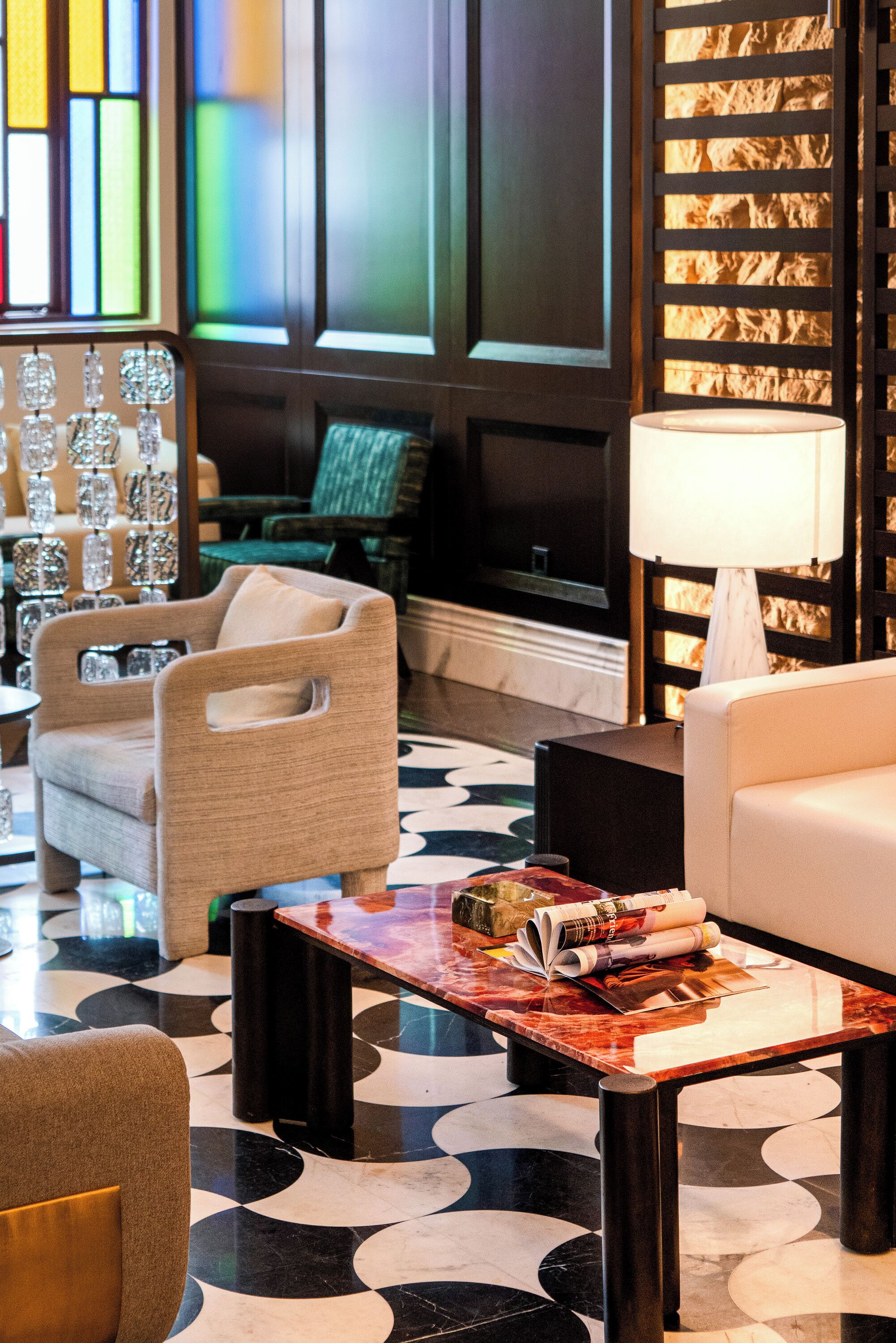 Lobby sitting area