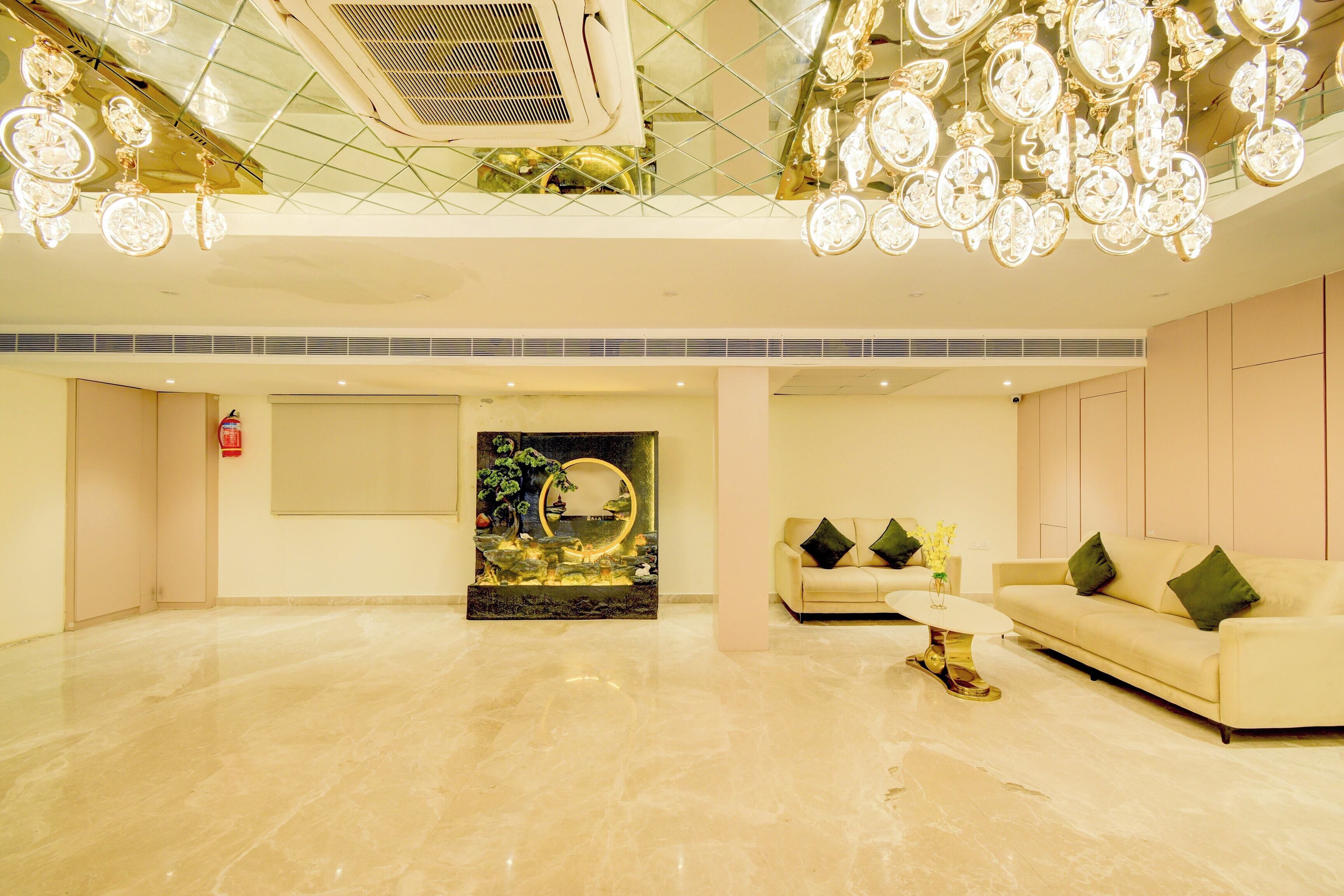 Coin salon dans le hall