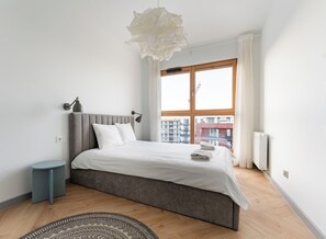 2 slaapkamers, een strijkplank/strijkijzer, wifi, beddengoed