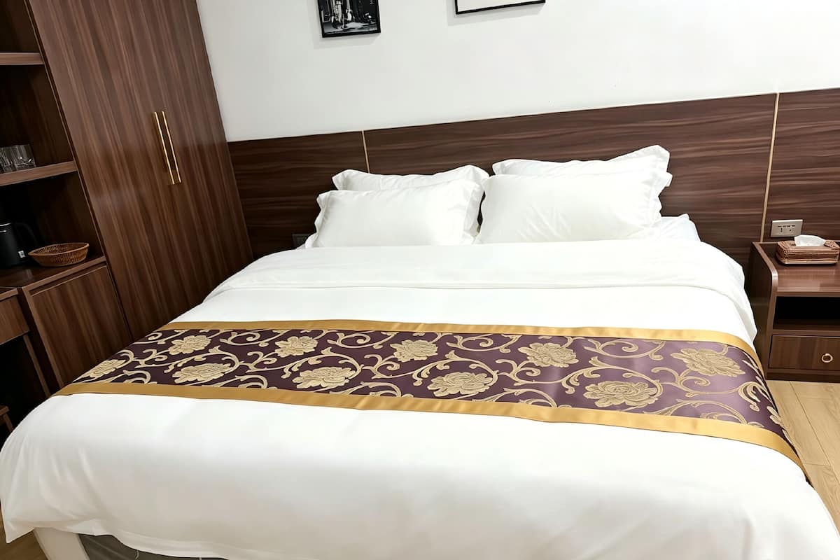 Habitación individual básica | Wifi gratis y ropa de cama